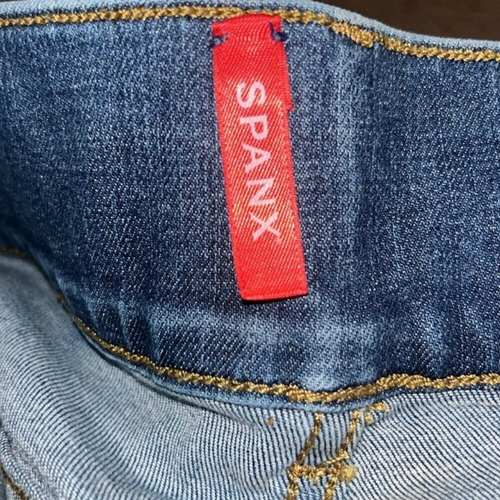 Spanx SPANXshape EveryWear Cropped Wide Leg Pull-On Jeans Patch Pocket 3X (26) - Picture 8 of 10